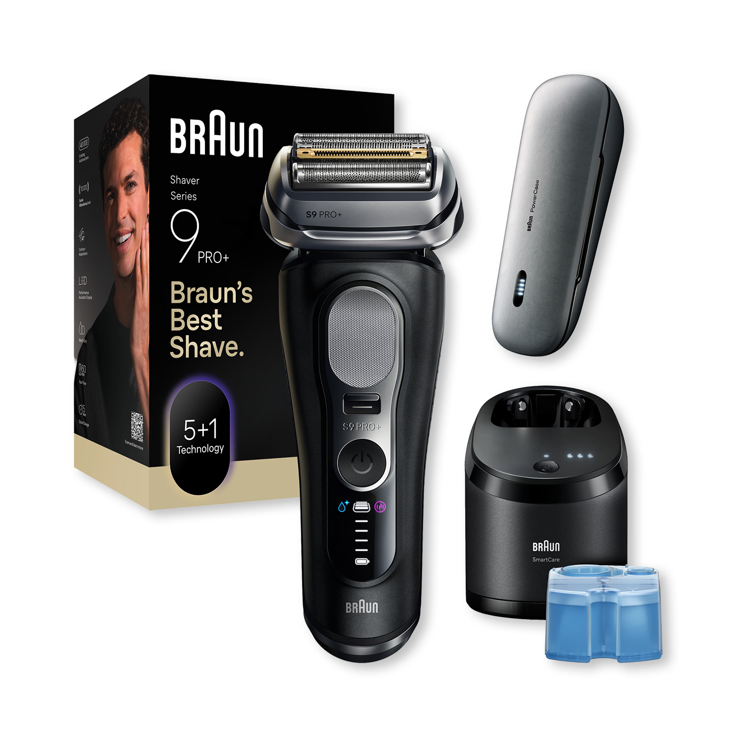 Braun Series 9 PRO+ electric shaver 9670CC, imported from the UK