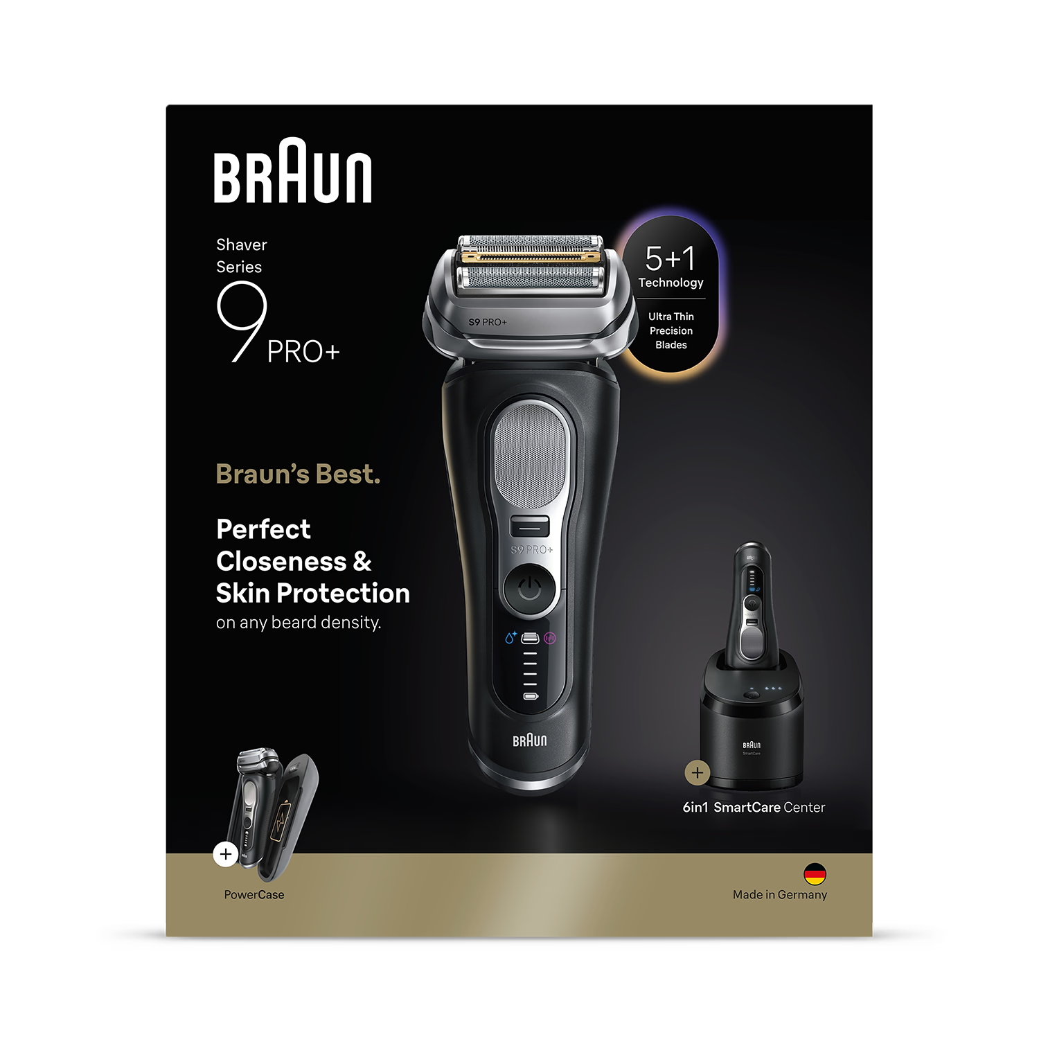 Braun Series 9 PRO+ electric shaver 9670CC, imported from the UK