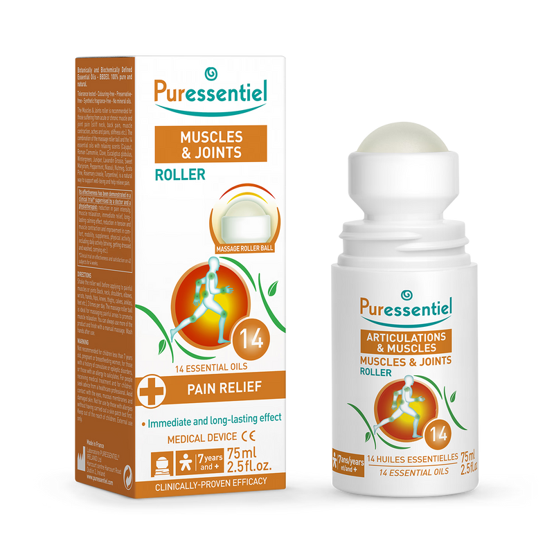 Puressentiel Muscle and Joints pain relief roller 75ml, imported from the UK