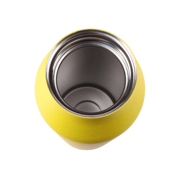 Myga round water bottle yellow 700ml - British product