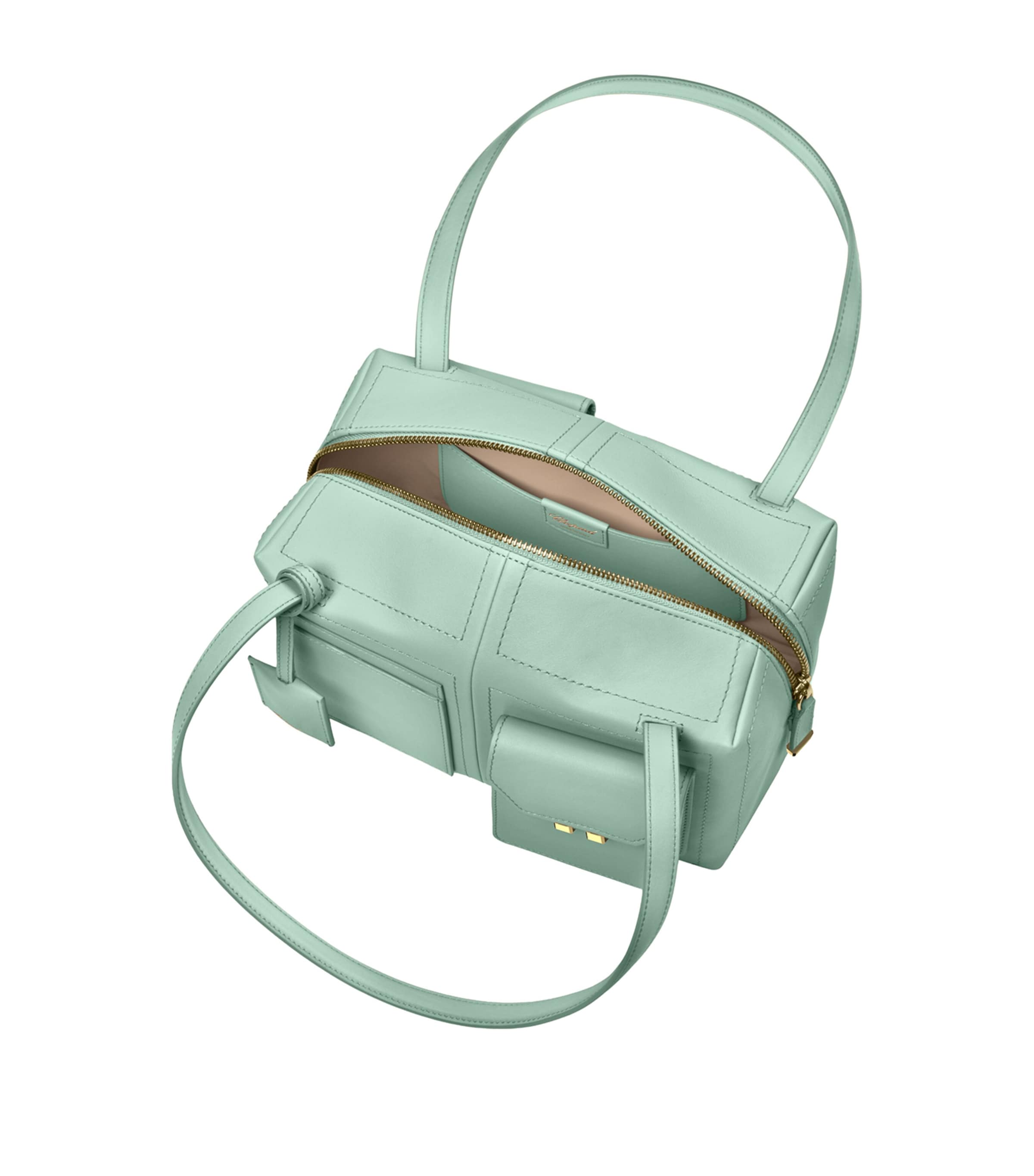 Chopard Leather Ice Cube Shoulder Bag, imported from the UK