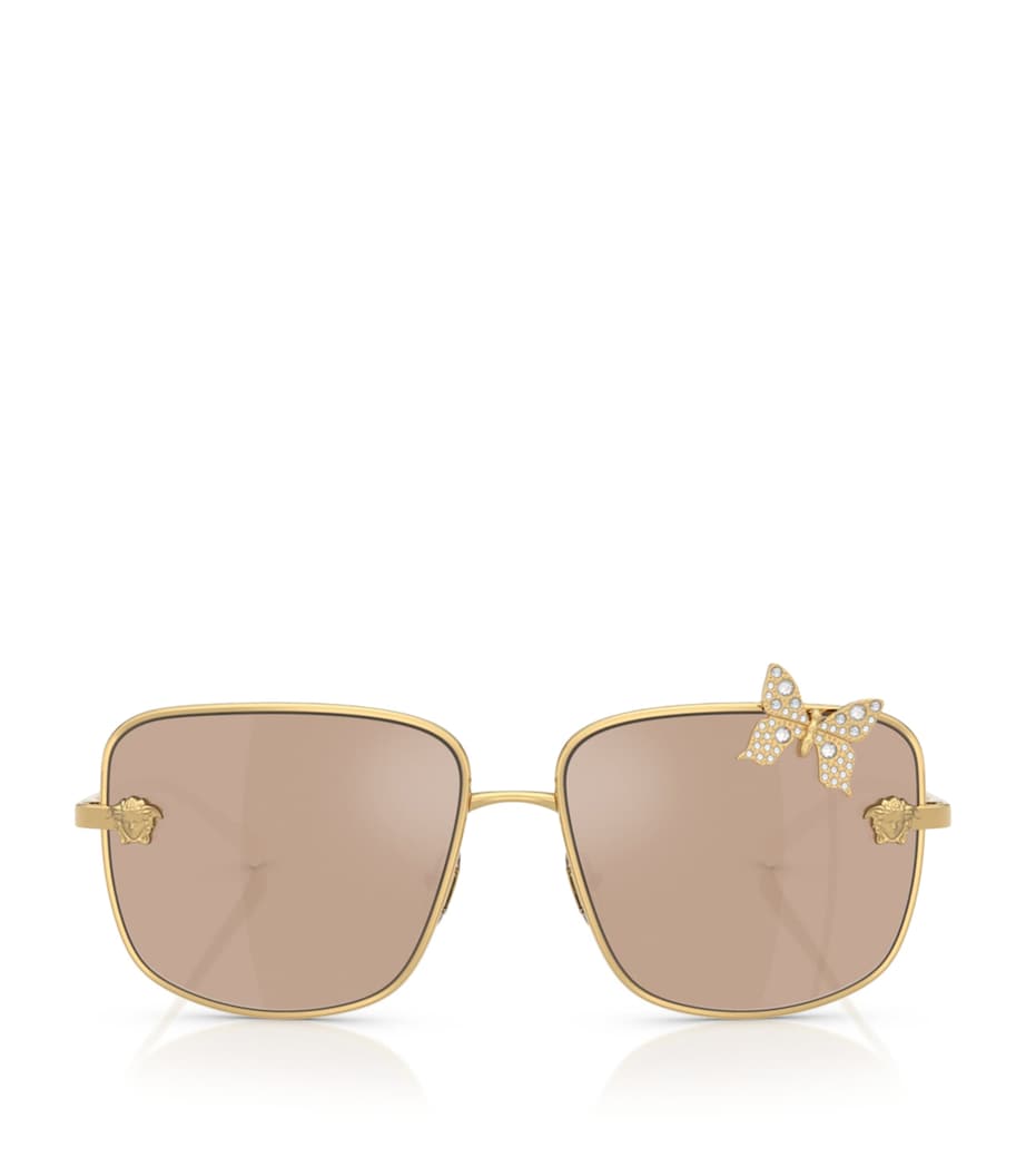 Versace square butterfly sunglasses (British brand)