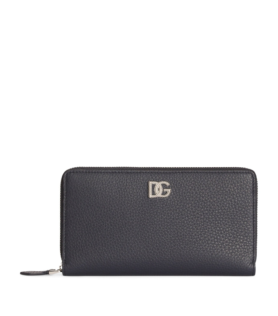 Dolce&Gabbana leather zip-around wallet calfskin - British product
