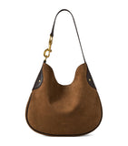 Mulberry suede Hackney shoulder bag, imported from the UK