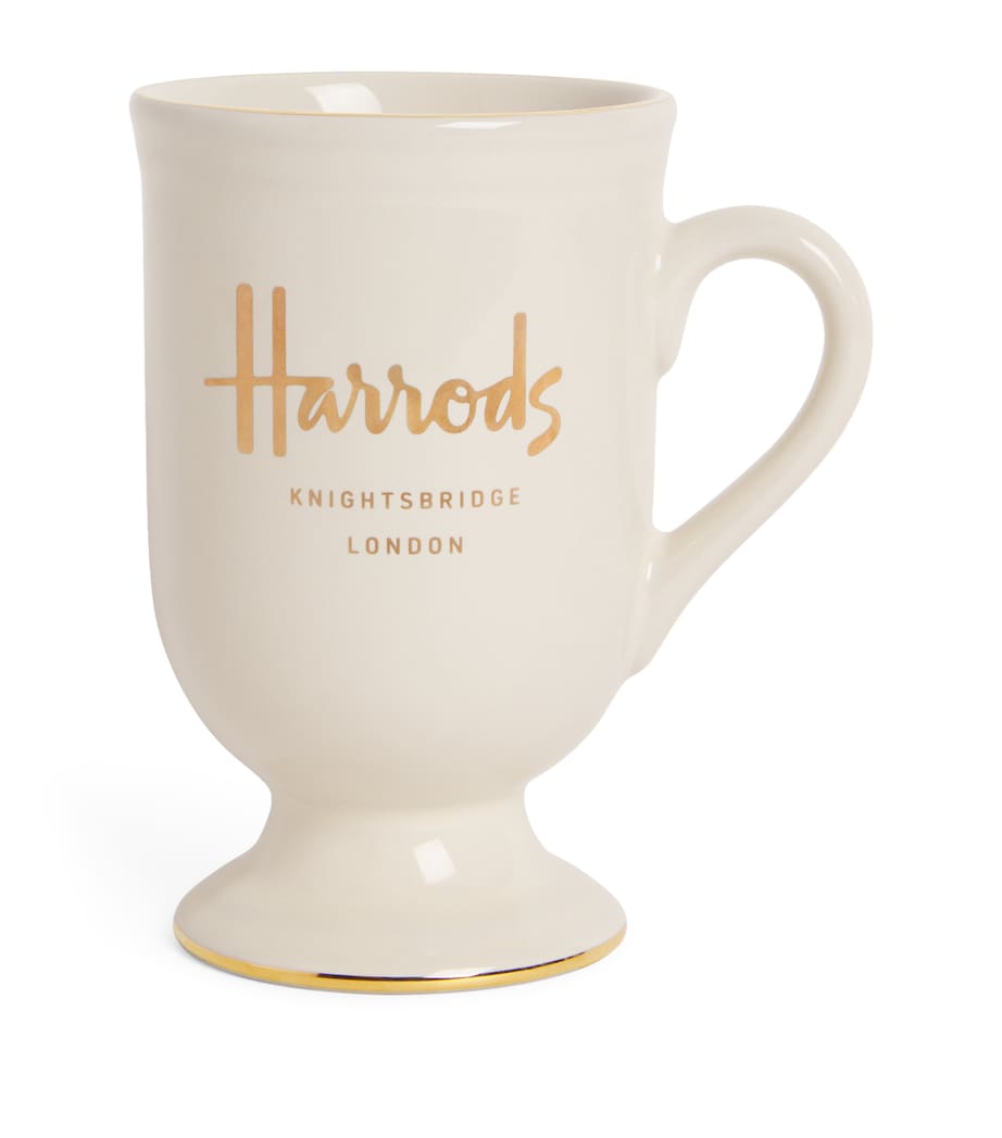 Harrods pedestal logo mug, UK version