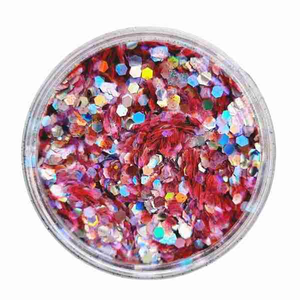 Luvyah Cosmetics Mermaid Pink Festival Body Face Glitter 6g