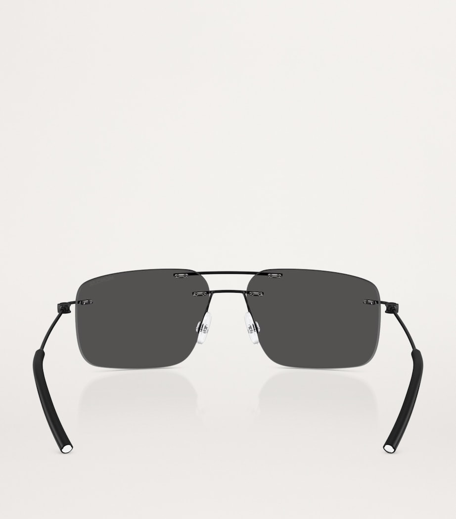Moncler Steel Doppler ME4003 sunglasses, imported from the UK