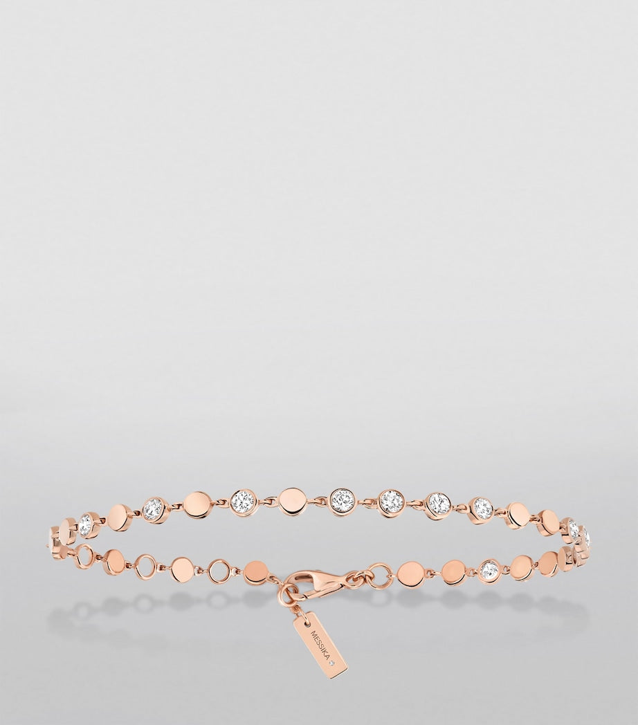 Messika pink gold diamond bracelet 0.45ct, UK version