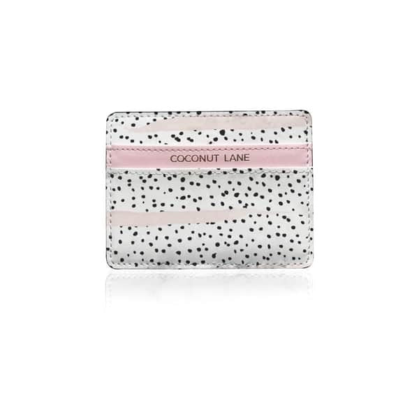 IKRUSH leather card holder Dalmatian design - British product