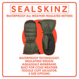 Sealskinz waterproof insulated gauntlet mittens, UK version