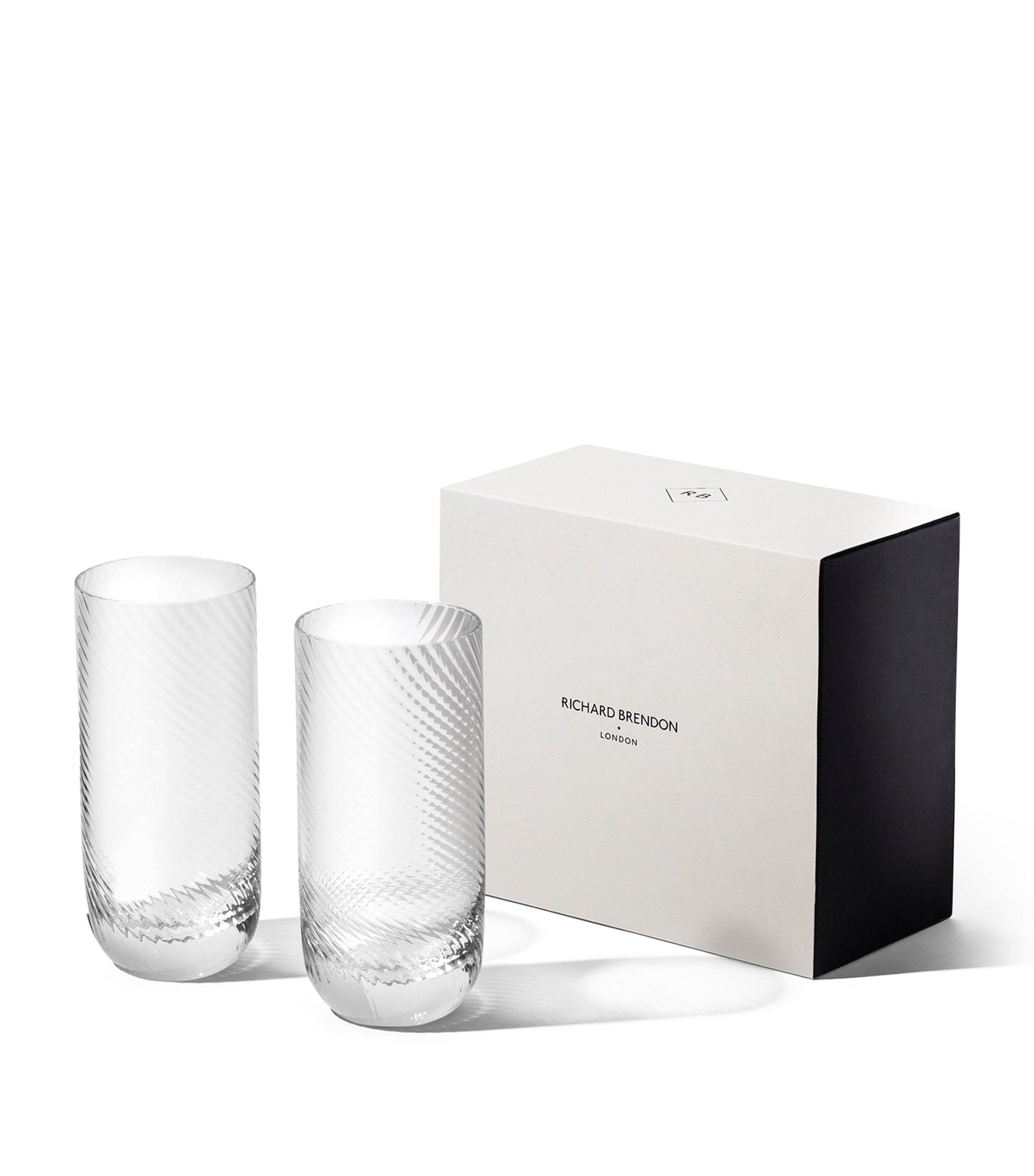 Richard Brendon highball glasses set Optic Clear 400ml imported from the UK
