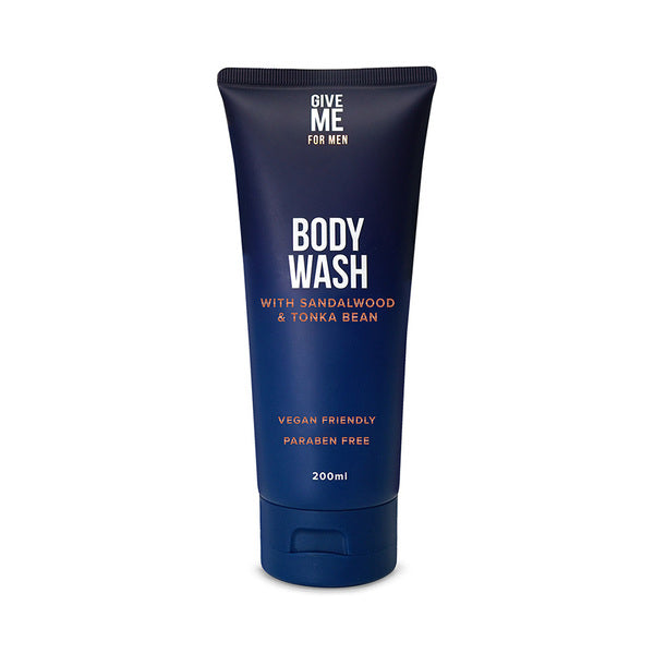 Give Me Sandalwood & Tonka Bean body wash for men 200ml, UK version