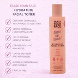 Erase Your Face hydrating facial toner 200ml (British brand)