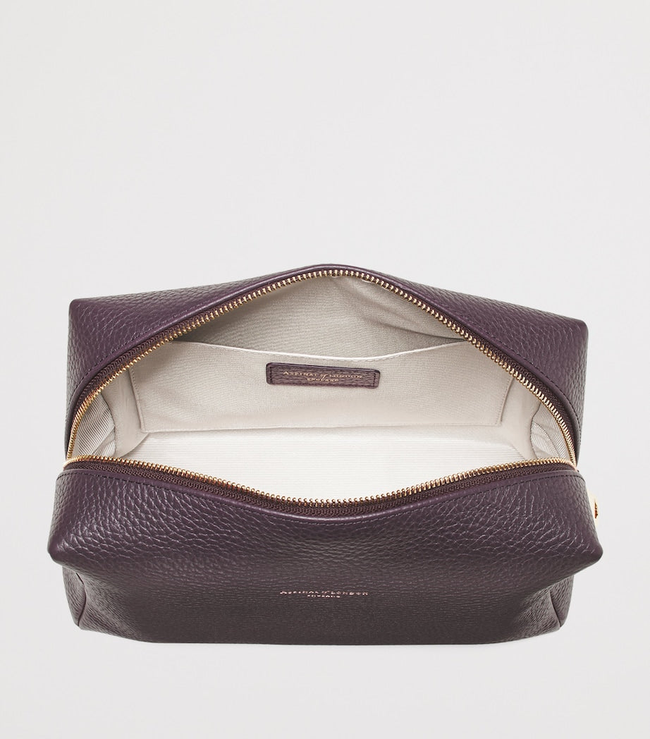 Aspinal Of London large leather cosmetic case - British product