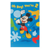 Disney Age 2 Mickey Mouse Birthday Card General Household ASDA   