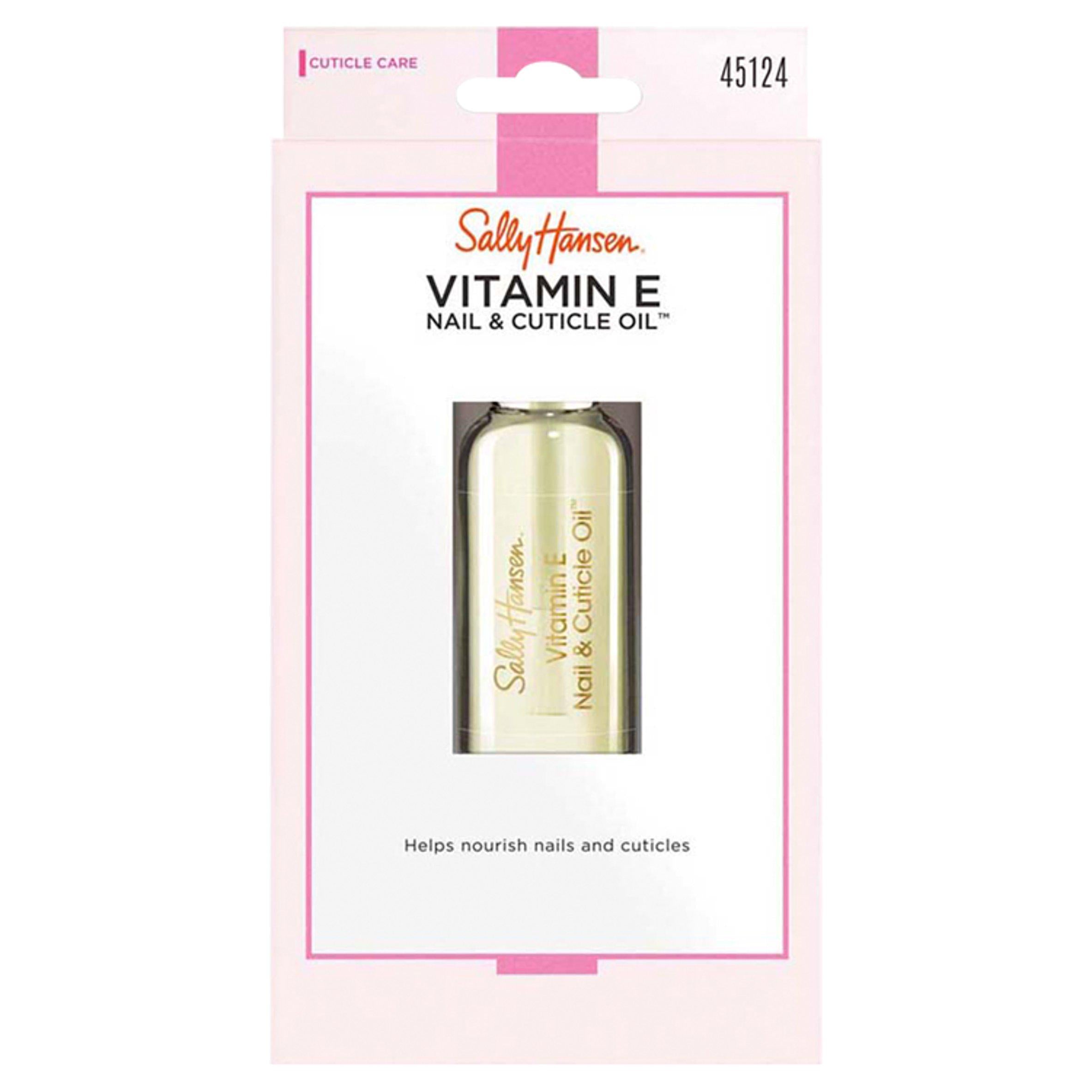 Sally Hansen Vitamin E Nail & Cuticle Oil 13.3ml Nail accessories Sainsburys   