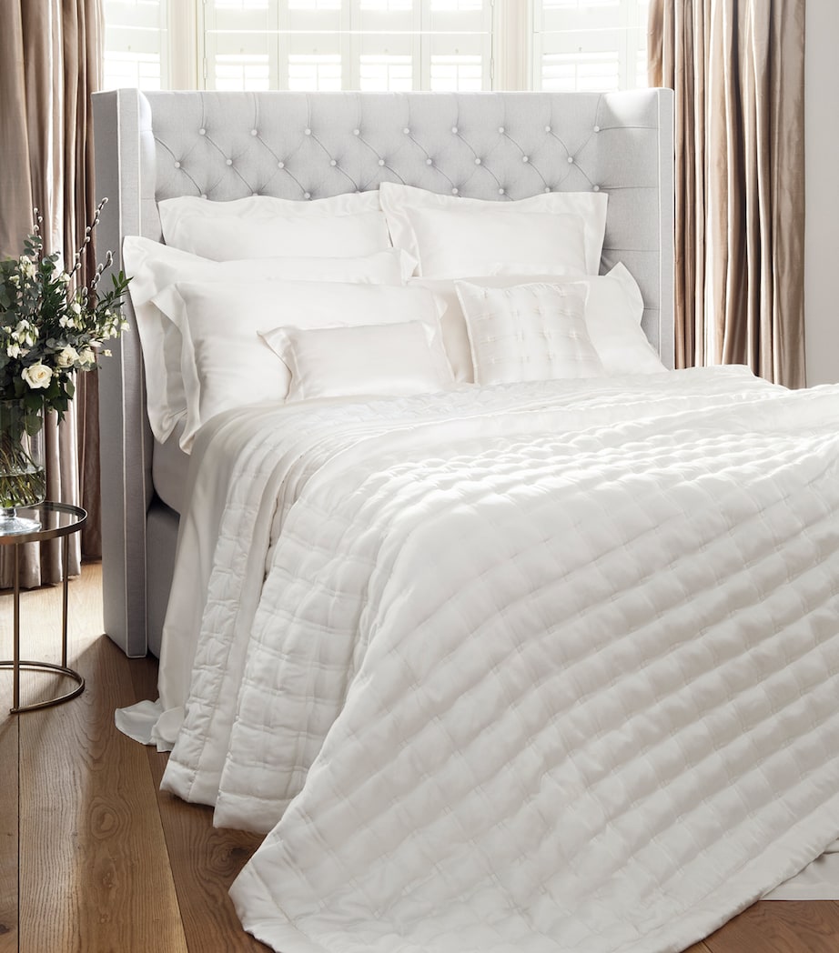 Gingerlily silk square pillowcase 65cm x 65cm, imported from the UK