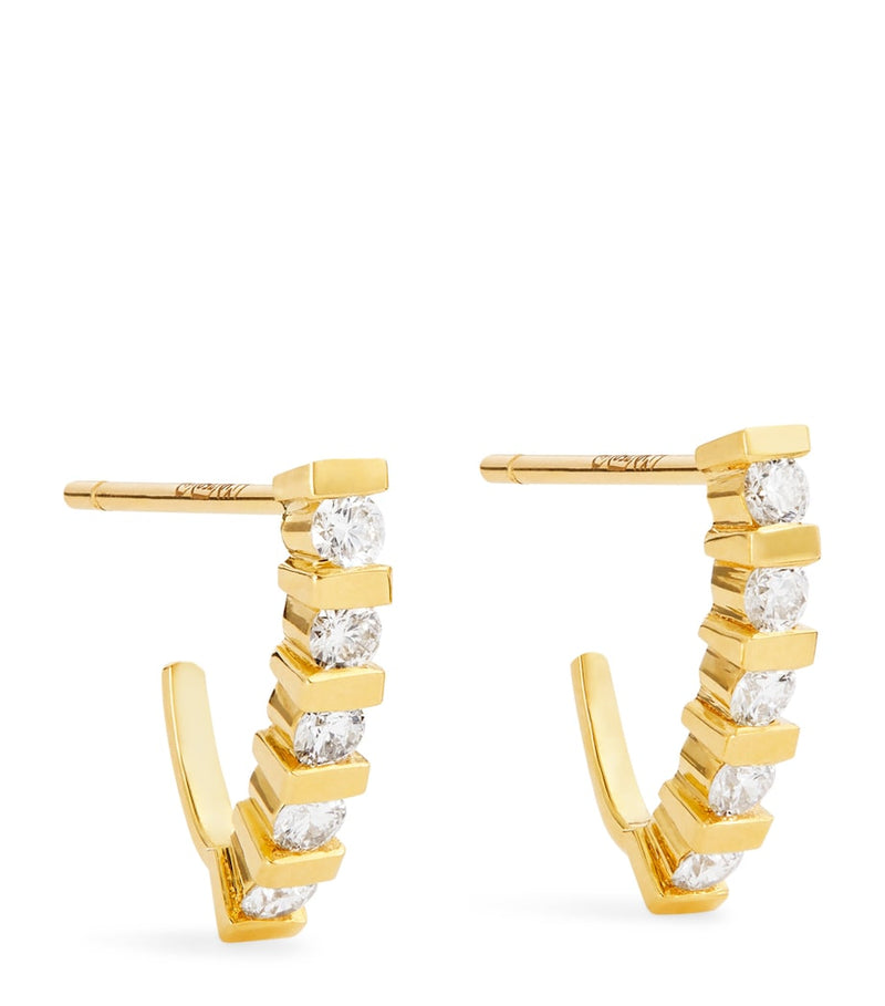Jennifer Meyer Edith Bar Stud Earrings - British product