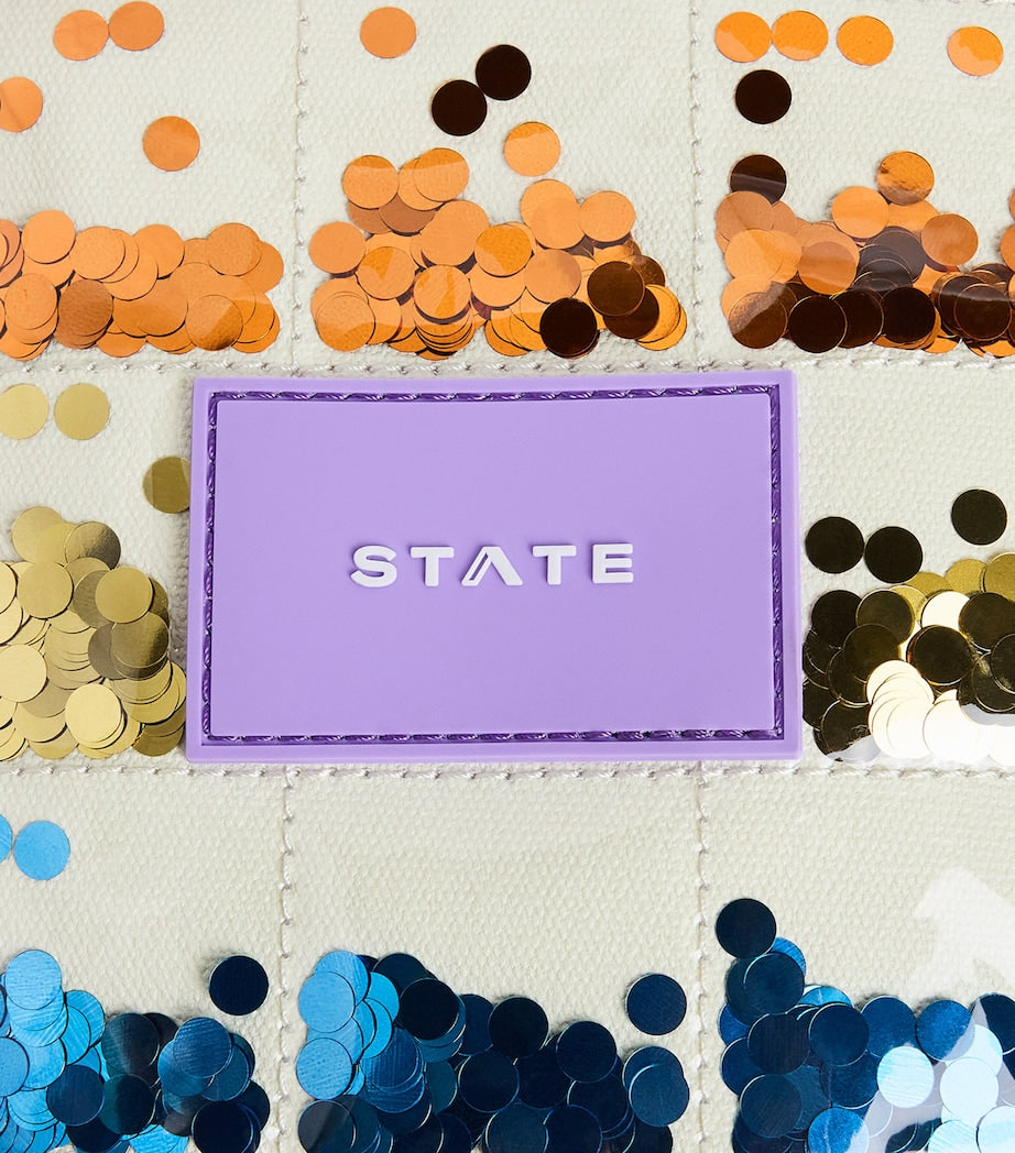 STATE Bags Sequin Kane Backpack nylon school backpack, imported from the UK