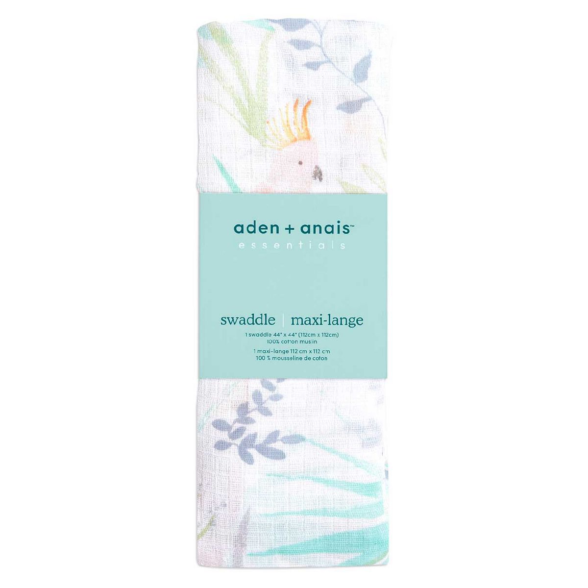 Aden + Anais™ Essentials Cotton Muslin Swaddle Blanket Tropicalia GOODS Boots   