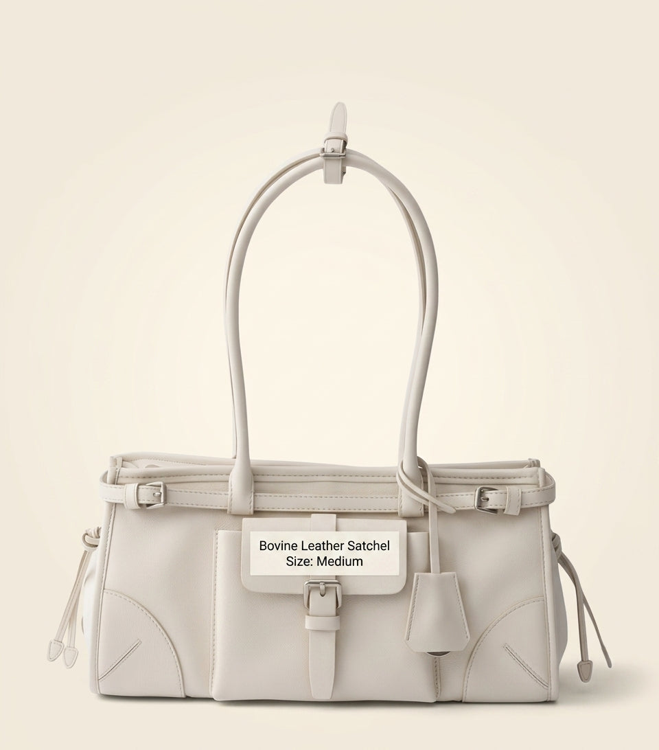 Sac bandoulière Bonnie en lin Prada avec détails en cuir, importé du Royaume-Uni
