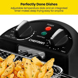 Chefman deep fat fryer with basket strainer 4.3 litre (British brand)