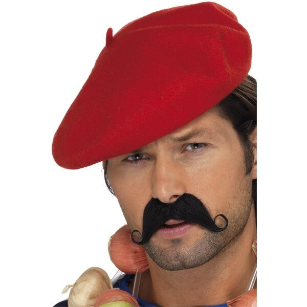 Smiffys red beret hat imported from the UK