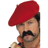 Smiffys red beret hat imported from the UK