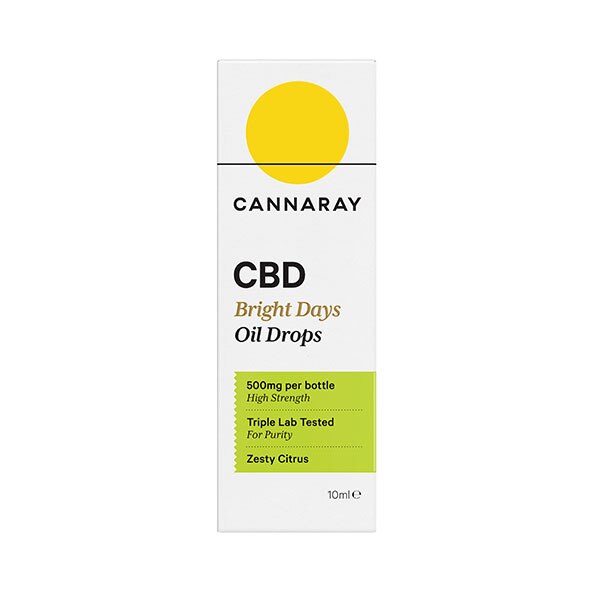 Cannaray Cbd Bright Days Oil Drops 500Mg 10Ml GOODS Superdrug   