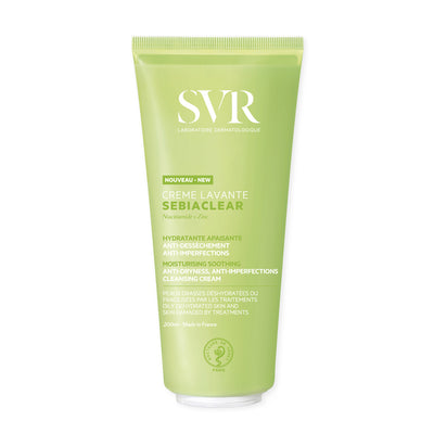 Superdrug SVR SEBIACLEAR Soothing Face Wash Cream Cleanser 200ml- Buy online at McGrocer