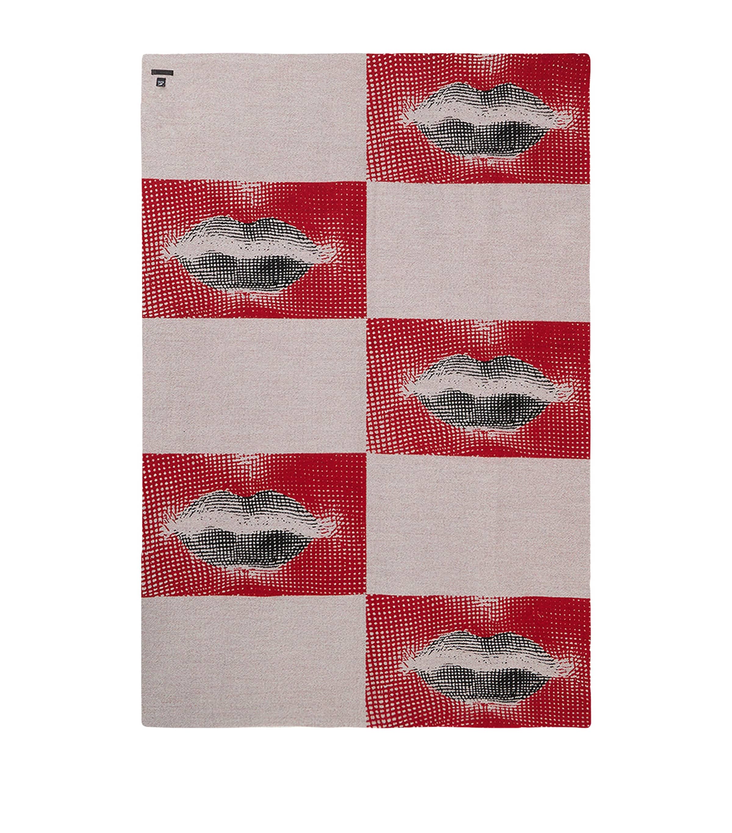 Fornasetti Kiss Throw 140cm x 200cm - British product