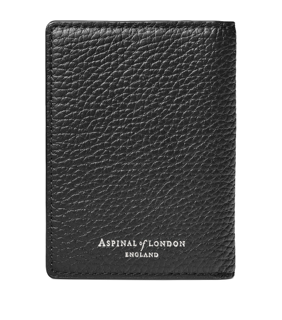 Aspinal of London folded leather card holder, UK version