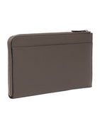 Soft Leather Organizer Pouch with Multiple Pockets, 19cm x 26cm x 3cm