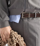 Prada antiqued leather belt - British product