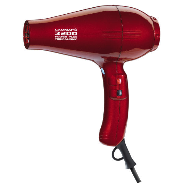 Sèche-cheveux Gamma+ 3200 Power Plus rouge design italien 2200W - produit britannique