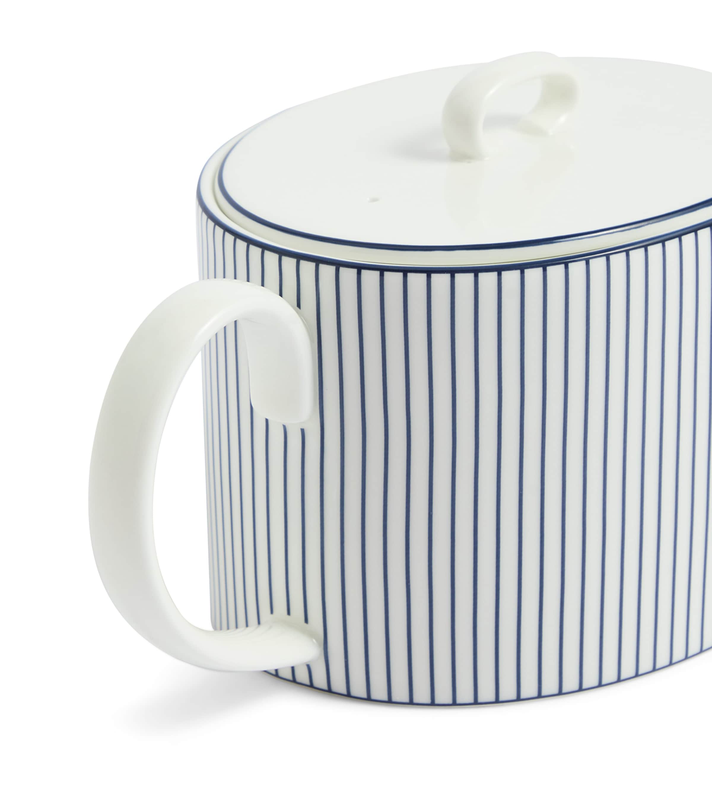 Wedgwood Gio Pinstripe Teapot bone china, UK version