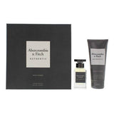 Abercrombie & Fitch Authentic Man EDT gift set, imported from the UK