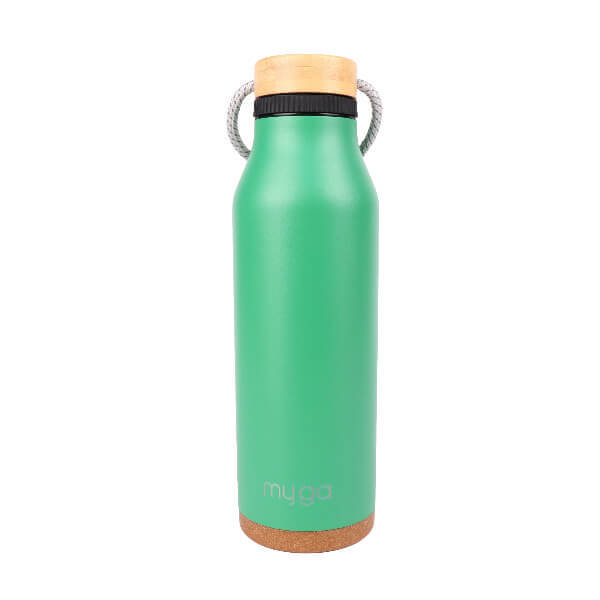 Myga round bottle green 700ml - British product