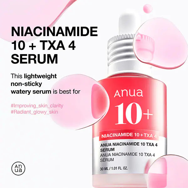 Anua Niacinamide 10% TXA 4% face serum 30ml - British product