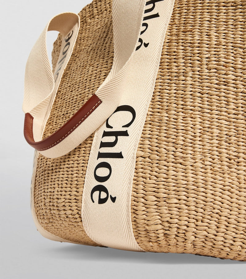 Chloé Large Woody basket bag, imported from the UK