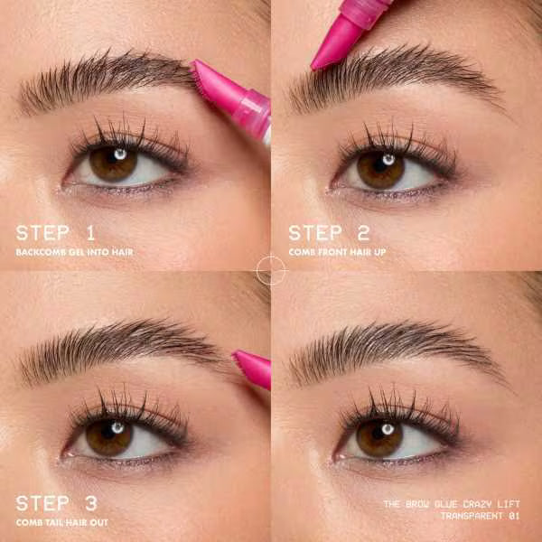 NYX The Brow Glue Crazy Lift brow product, imported from the UK