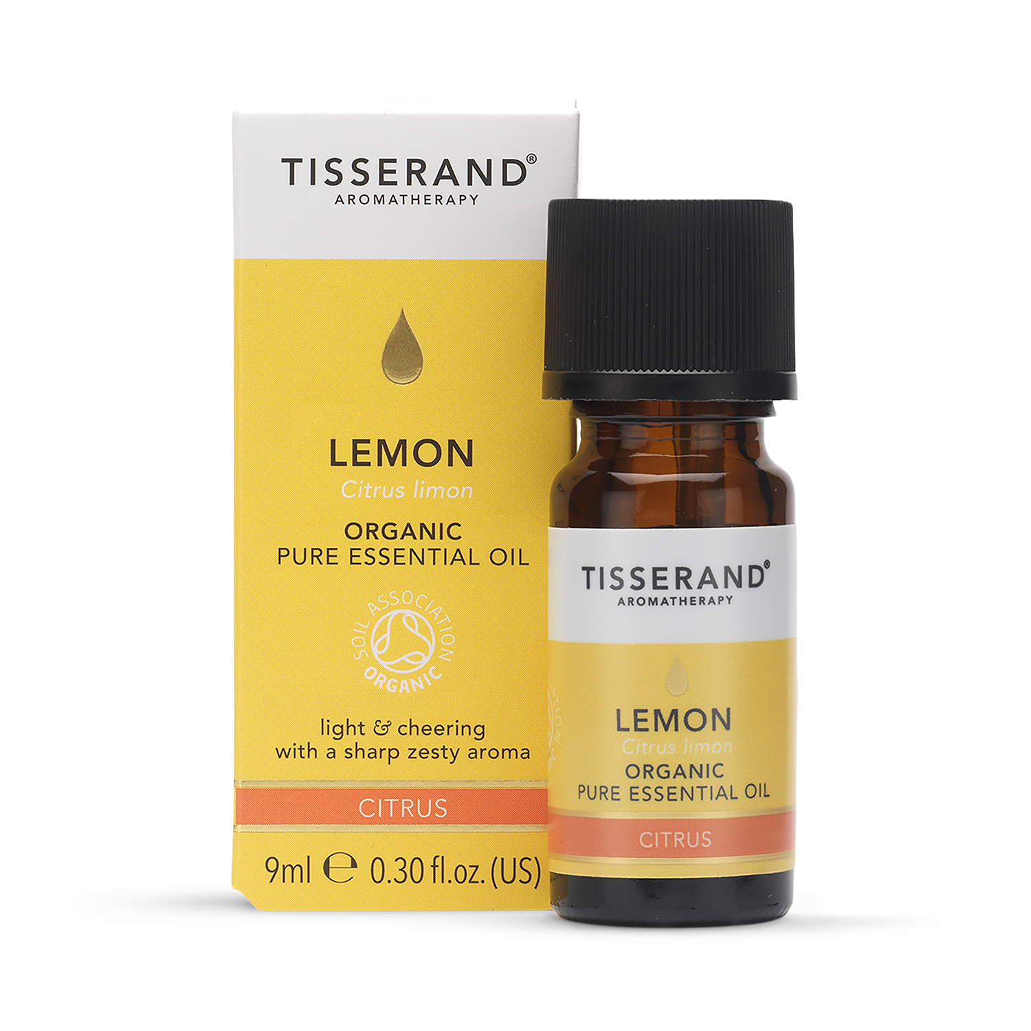 Tisserand Lemon Organic Pure Essential Oil 9ml