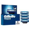 Gillette Mach3 Turbo Razor Blades 4 Pack, UK version