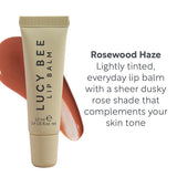 Lucy Bee tinted lip balm Rosewood Haze 12ml - British product