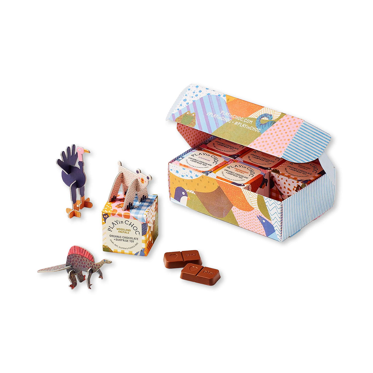 PLAYin CHOC ToyChoc box selection gift set (British brand)