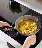 Fissler Ceratal Comfort 28cm 24cm frying pan set, UK version