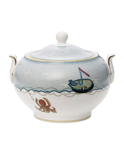 Harrods Wedgwood Kit Kemp Sailor's Farewell Sugar Bowl- Buy online at McGrocer