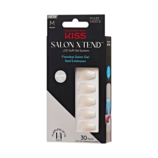 DNR Salon X-Tend Nails Words 30 Pieces - British product