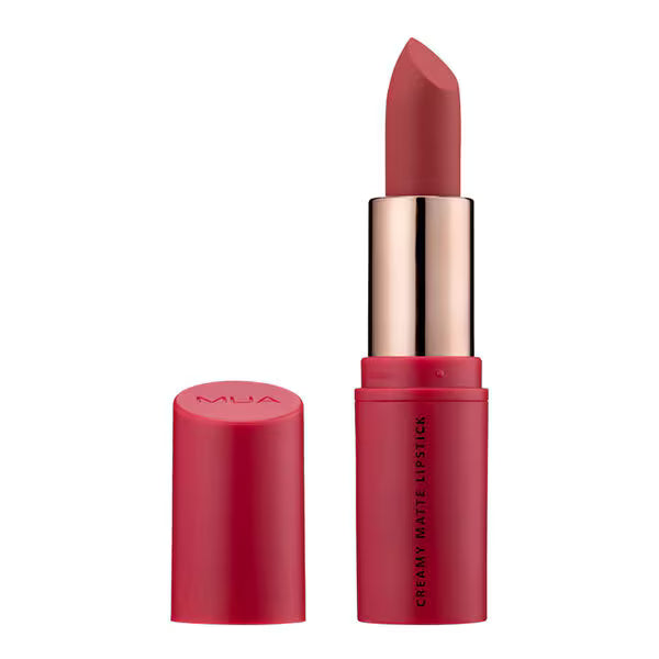 MUA Creamy Matte Lipstick Heartbreaker sleek case, UK version