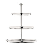 Silver-Plated Three-Tier Pastry Stand 24cm